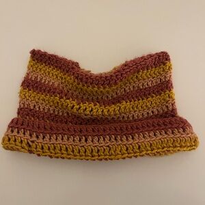 Striped Crochet Women's Hat